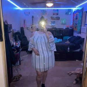 Trixxi cold shoulder mini dress